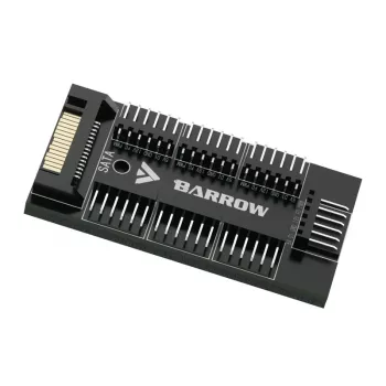 Chladiaci ventilátor Barrow Fan Barrow DK401-7 RGB Hub 120mm, RGB hub v cene, veľkosť 120 mm