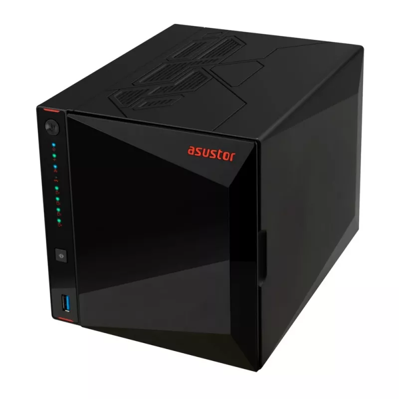 Asustor AS5404T NAS/úložný server Intel® Celeron® N5105 4 GB DDR4 0 TB ADM čierna