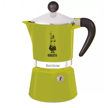 Bialetti Rainbow moka kanvica 0,27 l zelená