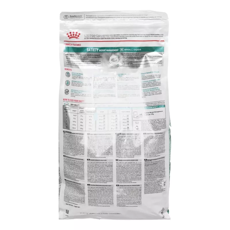 ROYAL CANIN Satiety Weight Management Small – suché krmivo pre psov – 3 kg