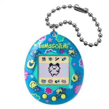 Digitálny virtuálny domáci miláčik na cestovanie Bandai Tamagotchi TAMA SMILE 42991 — kompaktná hračka Tamagotchi, farebný dizajn