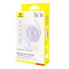 Baseus Free2Pull - 20 W USB-C na Lightning vyťahovací kábel, 1 m (fialový)