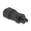 DeLOCK sieťový adaptér IEC 60320 C14 na C5 konektor samec 2,5 A rovný čierny