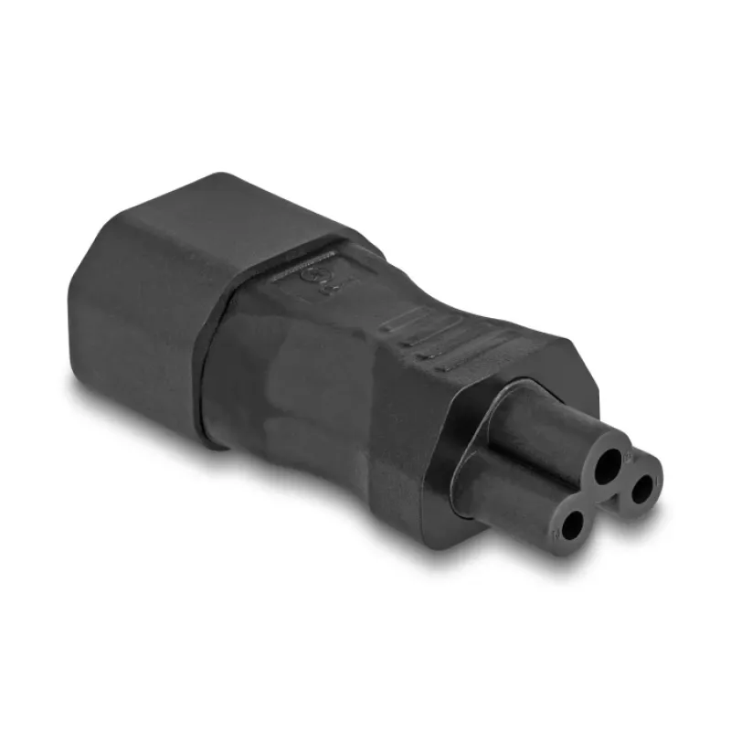 DeLOCK sieťový adaptér IEC 60320 C14 na C5 konektor samec 2,5 A rovný čierny