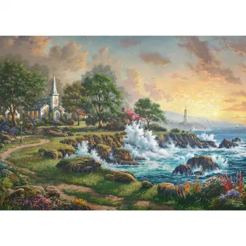 Thomas Kinkade Studios: Kleinod am Meer, puzzle 1000 dielov
