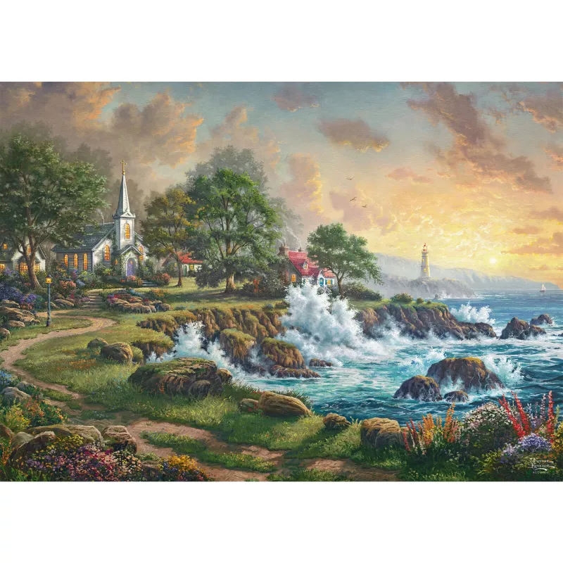 Thomas Kinkade Studios: Kleinod am Meer, puzzle 1000 dielov
