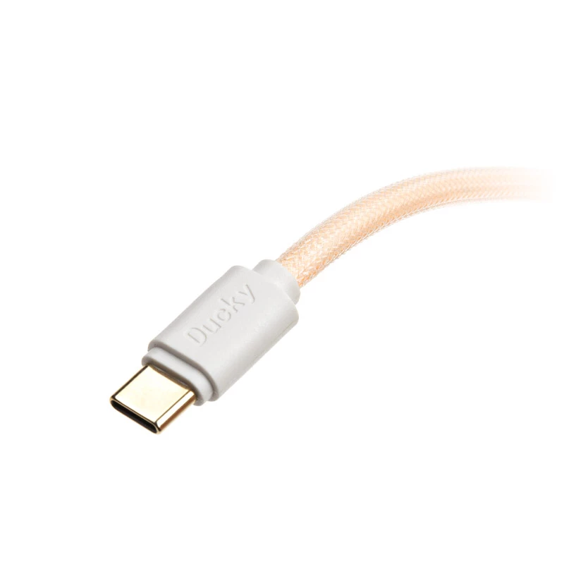 Ducky Premicord Cotton Candy špirálový kábel, USB Type-C na Type-A - 1,8 m