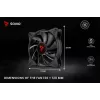 SAVIO SAVGBLADE 120mm PWM ventilátor skrine