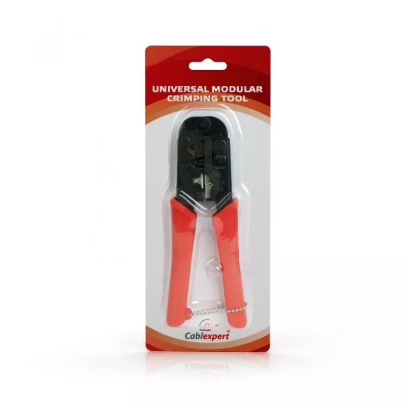 Gembird T-WC-01 krimpovacie kliešte na káble čierna