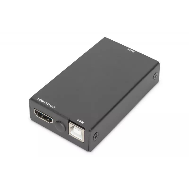 Digitus DVI dongle pre modulárne KVM konzoly RJ45 na DVI čierny 1080p