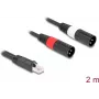 Audio kábel DeLOCK 88173 2 m RJ-45 2 x XLR 3-pólový čierny