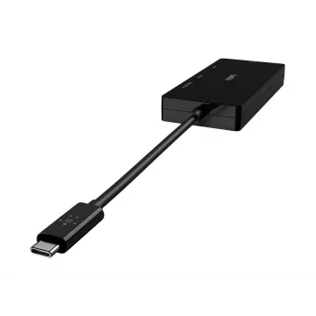 Linksys Belkin - video adaptér - USB-C (M) na HD-15 (VGA), DVI-I, HDMI, DisplayPort (W) - podpora 4K - čierna (AVC003BTBK)