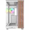 PC skriňa Thermaltake View 380 XL WS ARGB Snow White — Midi-Tower, podpora ATX, s oknom
