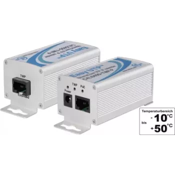 Sieťový predlžovač Renkforce 1008431 2-vodičový max. dosah 500 m, až do 100 Mbit/s