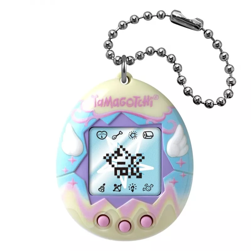 Virtuálny domáci miláčik do ruky Bandai Tamagotchi Angel Party 42993 — digitálna hračka