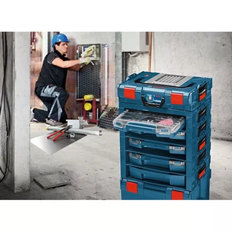 Bosch i-BOXX 72 Professional ABS synthetics modrá, transparentná