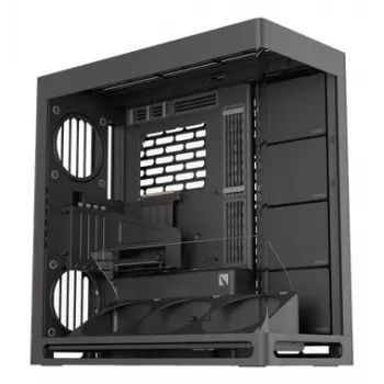 HAVN HS 420 VGPU PC skriňa, Midi-Tower, E-ATX, tvrdené sklo, PCIe-5.0 Riser kábel - čierna