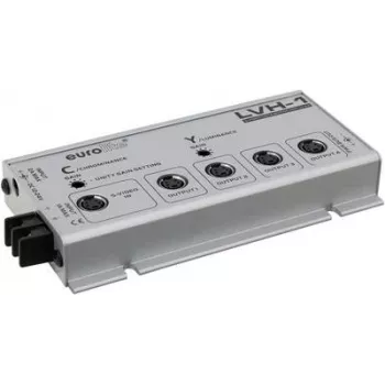 S-Video distribučný zosilňovač EUROLITE LVH-1 (1 vstup, 4 výstupy)