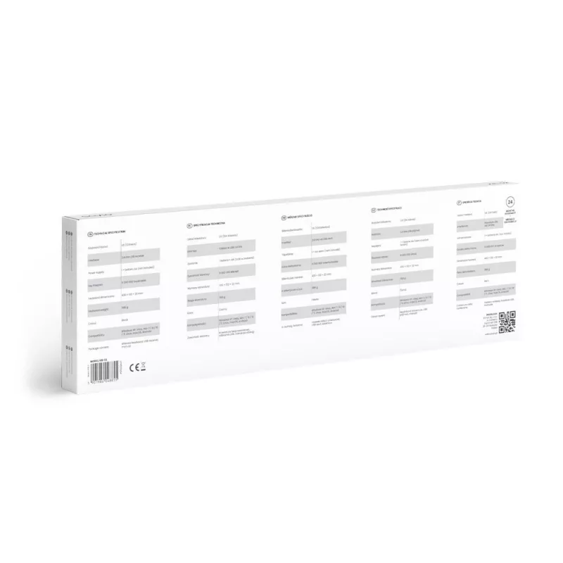 Savio KB-02 klávesnica Home/Office USB QWERTY čierna
