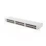 Patch panel LANBERG PPS6-1048-S 48-portový 1U 19 palcov Cat6 FTP tienený