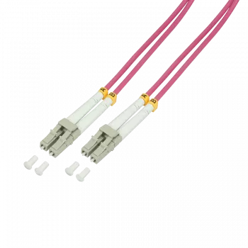 LogiLink FP4LC50 InfiniBand optický kábel 50m 2x LC fialový