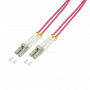 LogiLink FP4LC50 InfiniBand optický kábel 50m 2x LC fialový