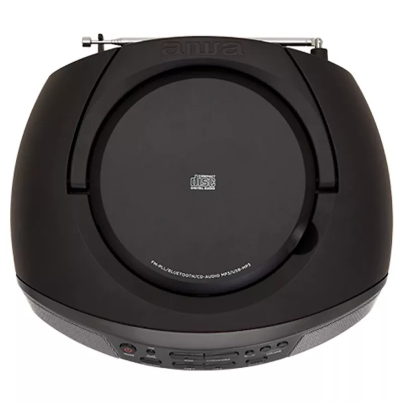 Audio mikrosystém Aiwa BBTU-400BK, CD/MP3/FM-PLL/BT prehrávač (čierny)