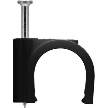 Goobay Kabelclip 16 mm, čierna (64686)