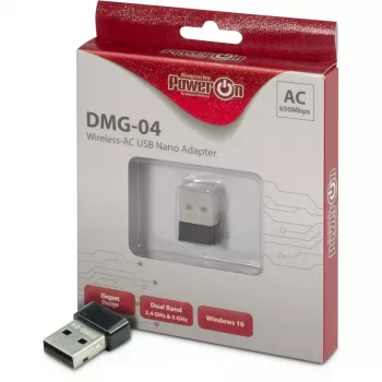 Inter-Tech sieťový adaptér USB 2.0 650 Mbit/s Wireless