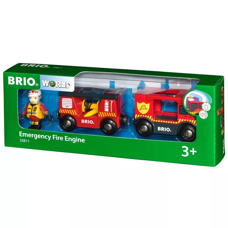 Vláčik BRIO Zásahové vozidlo hasiči
