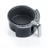 Severin 2430 Single 3,2 l samostatne stojaci 1500 W teplovzdušná fritéza čierna, nehrdzavejúca oceľ