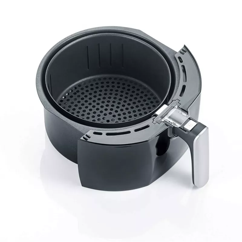 Severin 2430 Single 3,2 l samostatne stojaci 1500 W teplovzdušná fritéza čierna, nehrdzavejúca oceľ