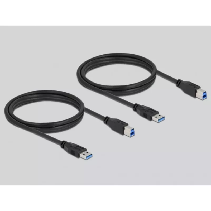 DeLOCK 11495 počítačový prepínač dát 5 Gbit/s čierny plast