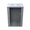 Nástenný rack Extralink 18U 600x450 sivá