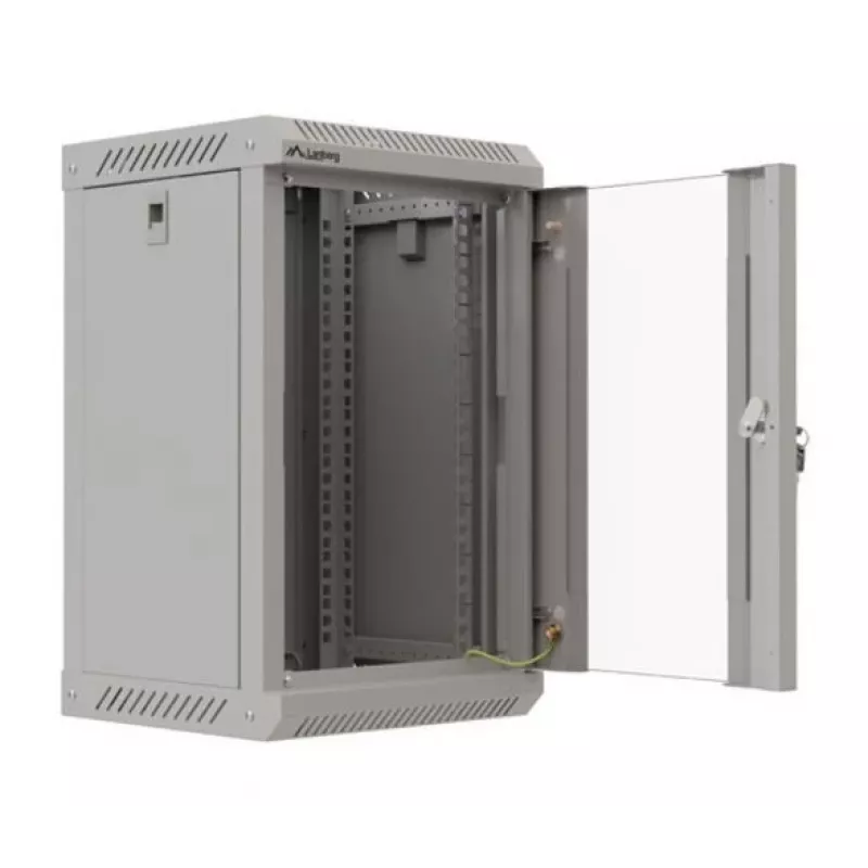 Lanberg WF11-3309-10S racková skriňa 9U nástenný rack sivá
