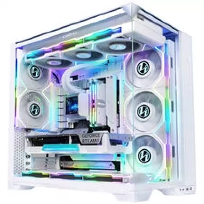 Lian Li O11 Vision Compact skriňa bundle + HydroShift II LCD-S 360TL AiO - biela