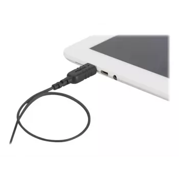 DIGITUS HDMI High Speed Connection Cable – HDMI kábel – HDMI samec na 19 pin mini HDMI Type C samec – 2,0m – dvojitá izolácia – čierna – geform