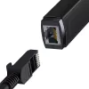 Sieťový adaptér Baseus Lite Series USB-C na RJ45 (čierny)