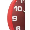 NeXtime hodiny 3053ro Dash Red, Ø35 cm, nástenné, červená/strieborná