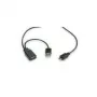 ROLINE USB 2.0 Y kábel - 2x Type-A (ST / BU) - Micro B ST - 1m - tienený - USB 2.0 Type Micro B - 1 mm (19.08.1009)