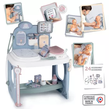 Smoby Baby Care Center Model 2024 240305 s príslušenstvom a interaktívnymi funkciami