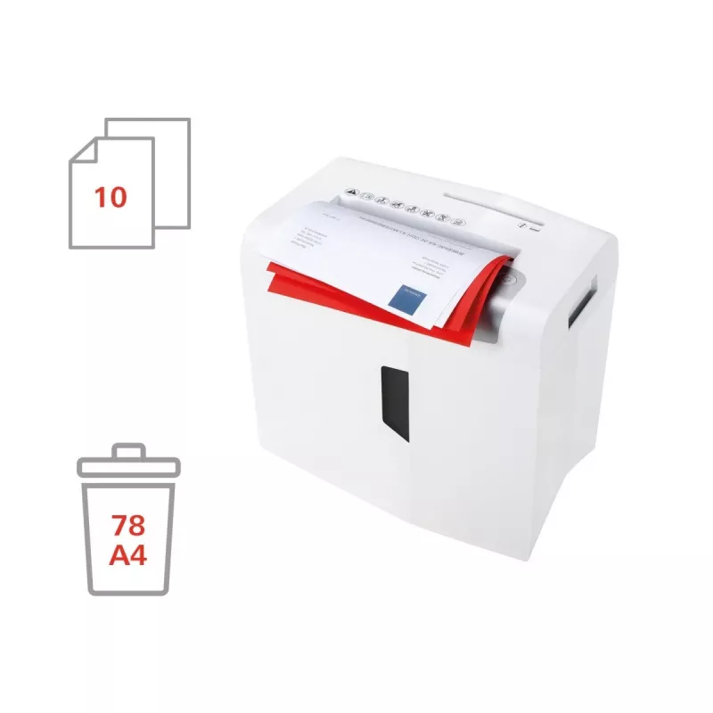 HSM shredstar S10 skartovačka, 6 mm + samostatný mechanizmus na rezanie CD