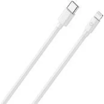 RealPower mobilný kábel 2m USB C Lightning biela 385242