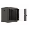 Nástenný rack Lanberg WF11-3306-10B 6U čierny nosnosť 30 kg