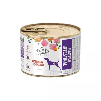 Mokré krmivo pre psov v konzerve 4vets Natural Gastro Intestinal 185 g — morčacie, bez obilnín, pre dospelých psov