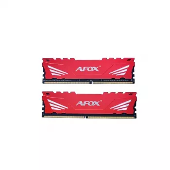 Desktop RAM AFOX GAMING DDR4 2×16GB 32GB 3200MHz CL16 1,35V XMP2 červená