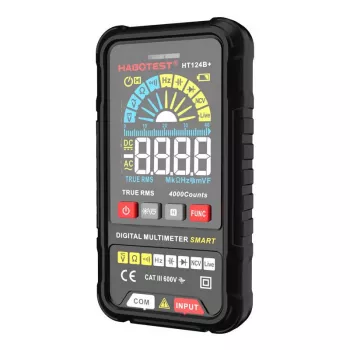 Digitálny multimeter Habotest HT124B+ — meranie AC/DC napätia a odporu