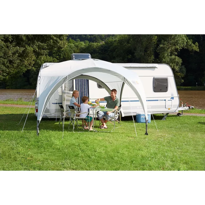 Pavilón Event Shelter, 3,65 x 3,65 m (svetlosivá/sivá)