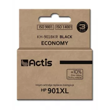 Actis KH-901BKR atrament (náhrada za HP 901XL CC654AE; Standard; 20 ml; čierny)