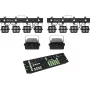 Svetelná sada EUROLITE KLS-180 LED 2x + WF-40 LED 2x s DMX kontrolérom